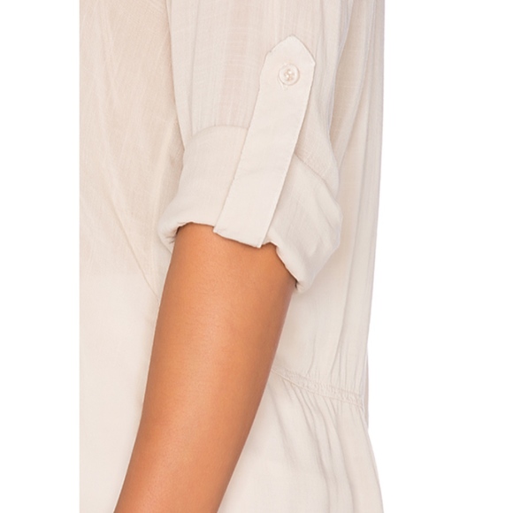 Bella Dahl button down tan shirt - Picture 3 of 7